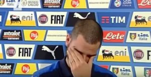 Bonucci piange Domenica Ssportiva