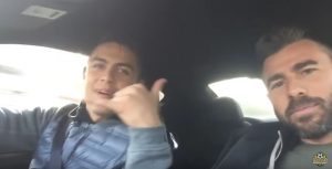 Barzagli Dybala auto