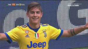 Sassuolo-Juventus Dybala editoriale