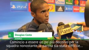 Douglas Costa intervista Juventus Sporting