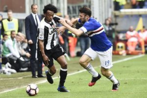 Sampdoria-Juventus Cuadrado