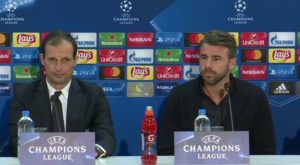 allegri barzagli olympiacos-juventus