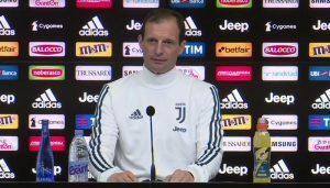 allegri juventus-genoa conferenza stampa video