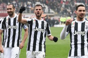 Juventus 2017-201 presenze media voto