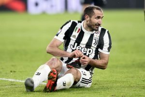 Giorgio Chiellini infortunio muscolare