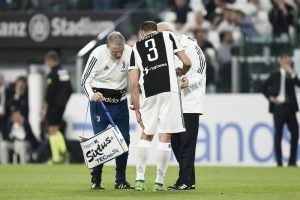 Chiellini KO Juventus-Napoli