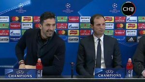 Allegri Buffon Real Madrid-Juventus conferenza stampa