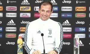 allegri juventus-sampdoria conferenza stampa
