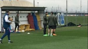 Juventus-Sampdoria allenamento