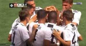 Benfica-Juventus 3-5 video gol