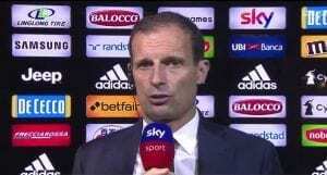 allegri juventus-sassuolo 2-1