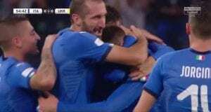 bernardeschi video gol italia-ucraina