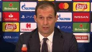 allegri conferenza stampa young boys-juventus