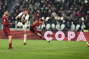 Juventus-Roma 1-0 gol Mandzukic