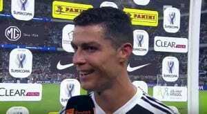 ronaldo intervista supercoppa