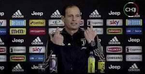 allegri conferenza stampa sassuolo juventus