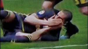 bonucci sceneggiata atletico madrid juventus