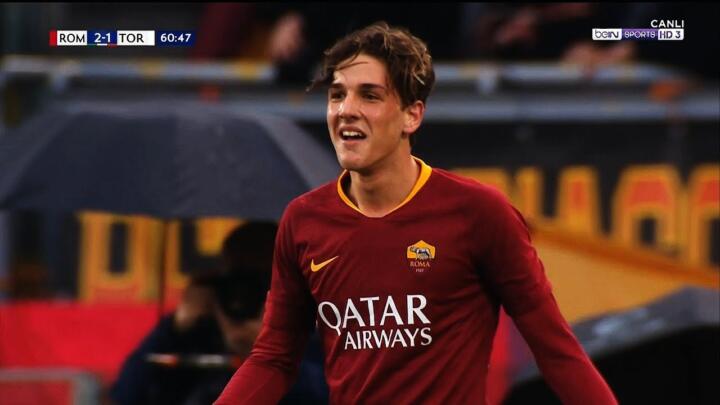 zaniolo roma juventus