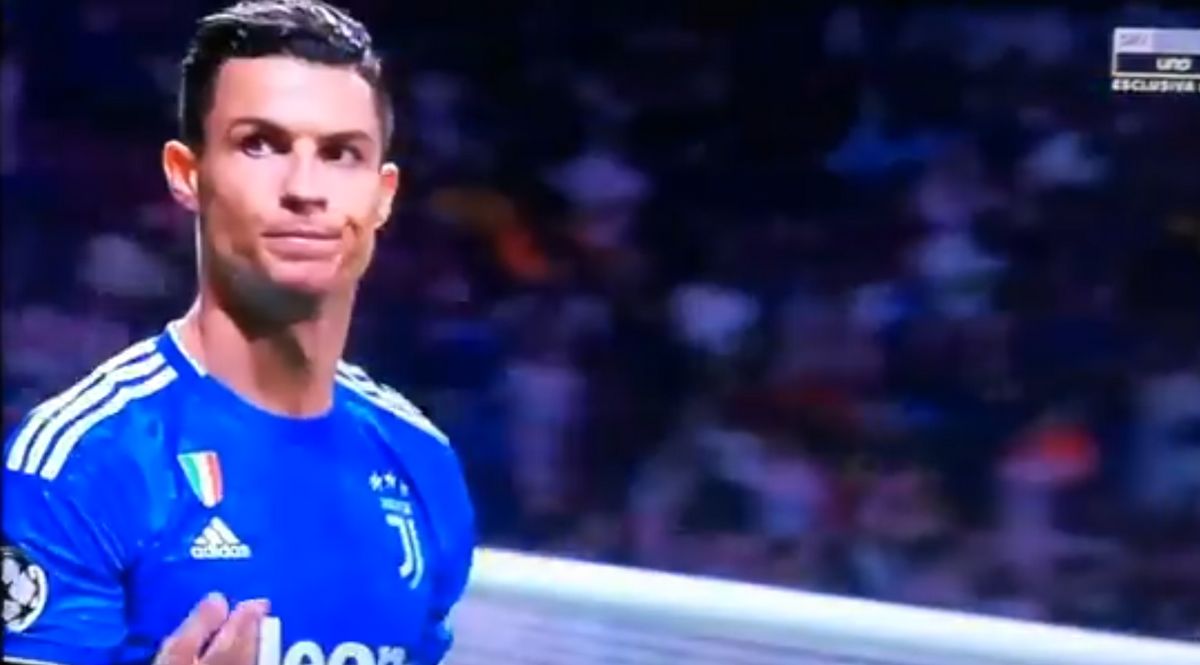 ronaldo video tifosi atletico madrid