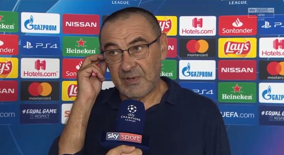 intervista sarri atletico madrid-juventus 2-2