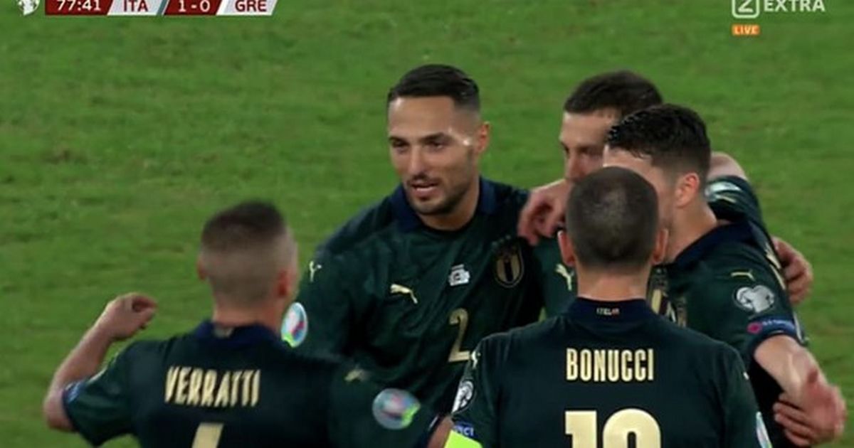 bernardeschi italia grecia 2-0 video gol