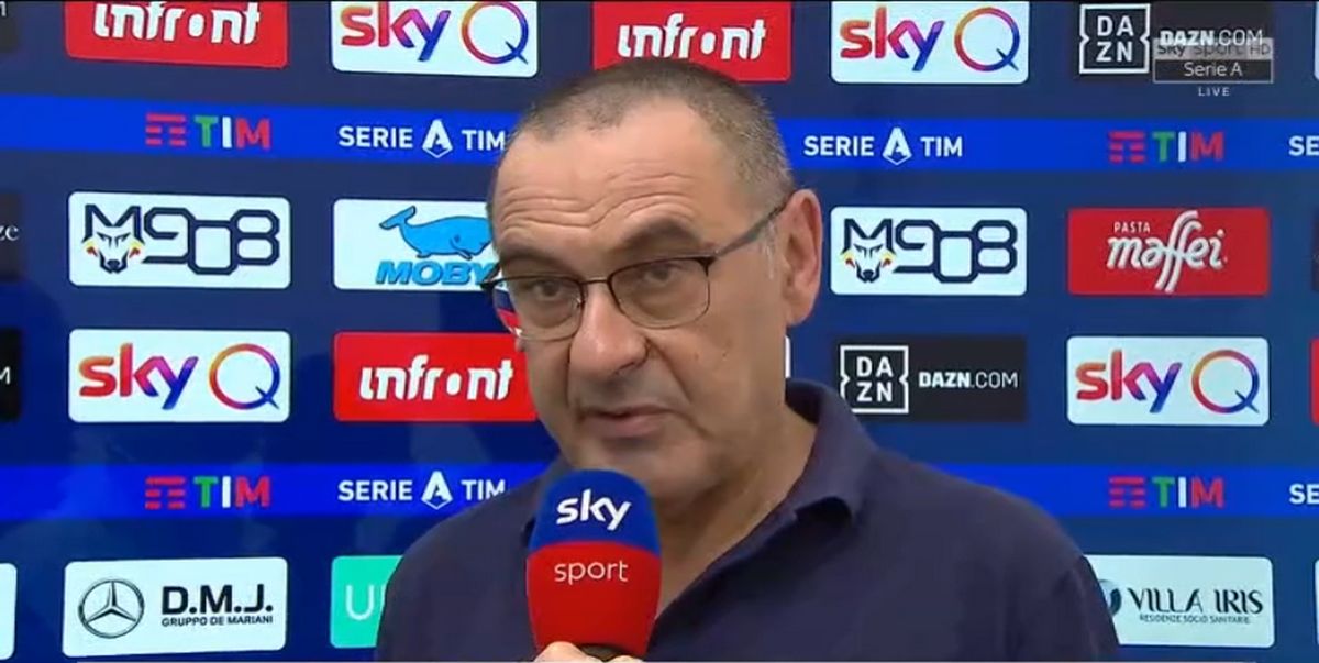 Sarri intervista Lecce Juventus