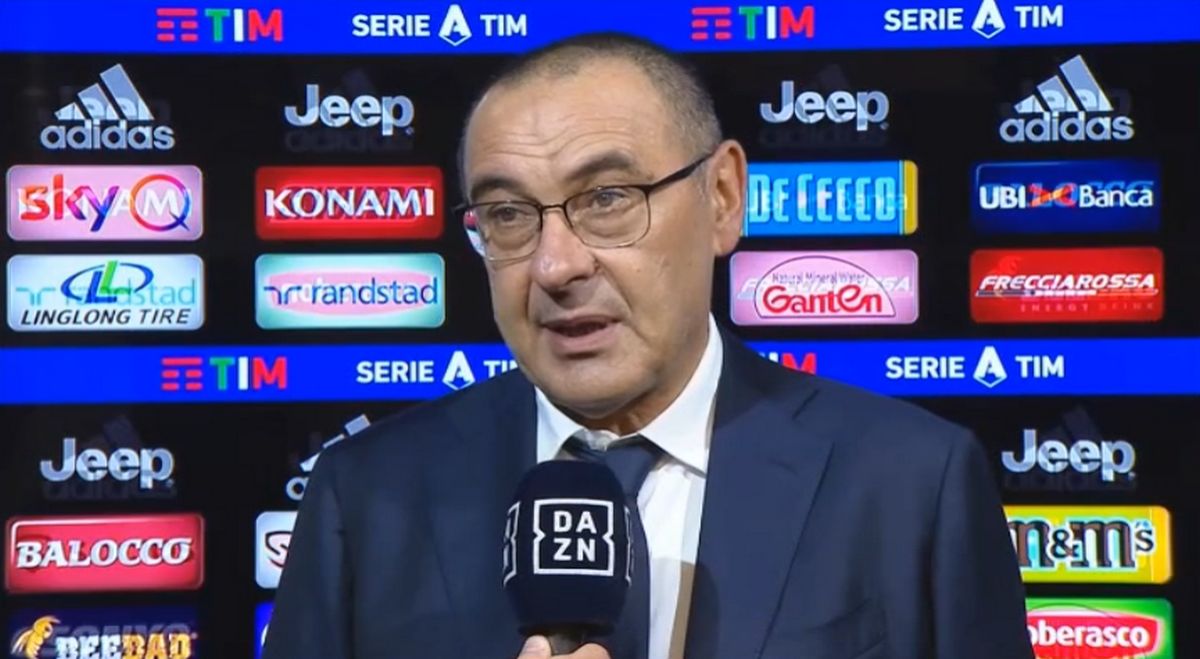 sarri juventus sassuolo 2-2 intervista