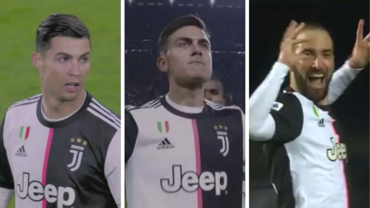 tridente ronaldo dybala higuain