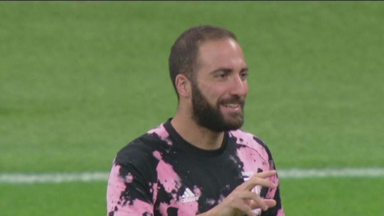 higuain affaticamento muscolare roma juventus