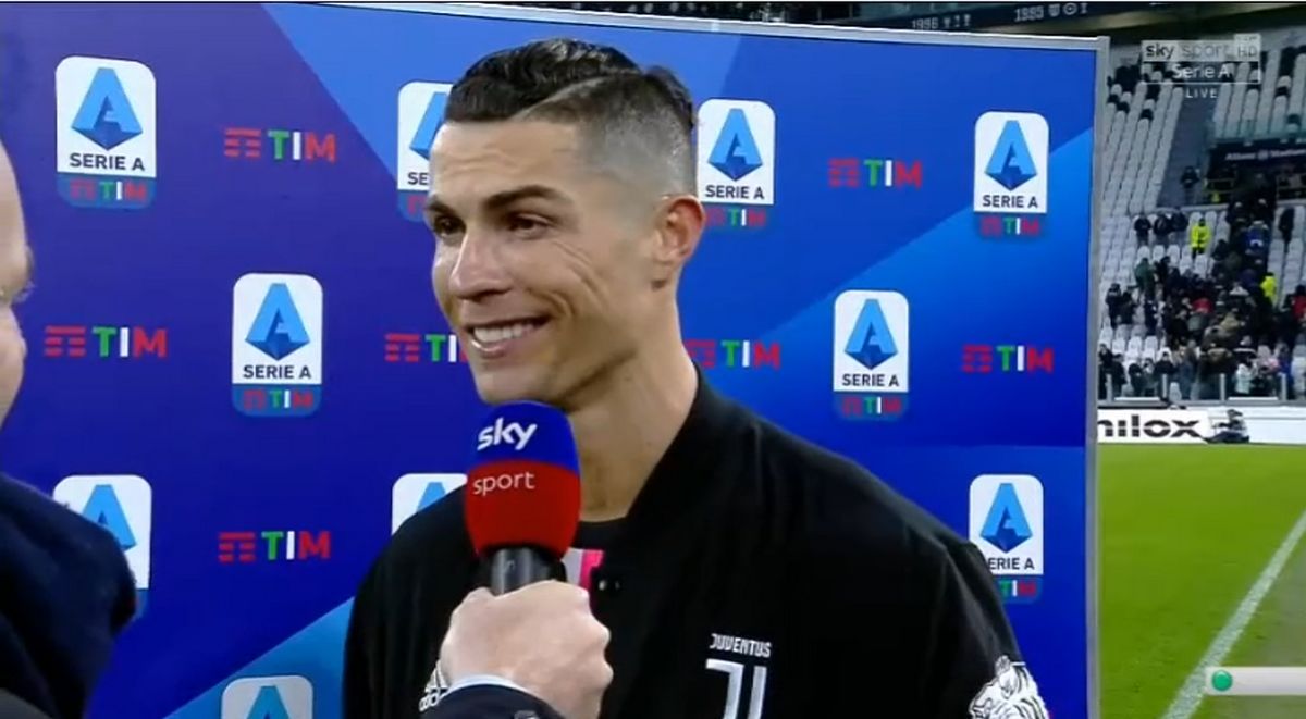 ronaldo intervista juventus cagliari 4-0