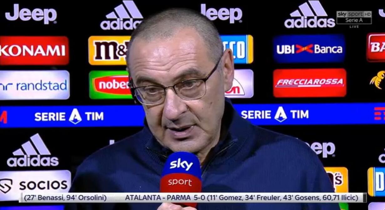 sarri intervista juventus cagliari 4-0