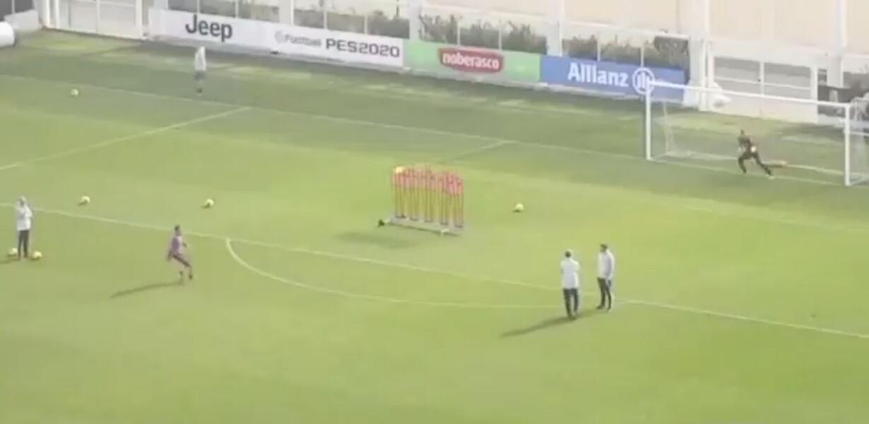 bonucci punizione allenamento video