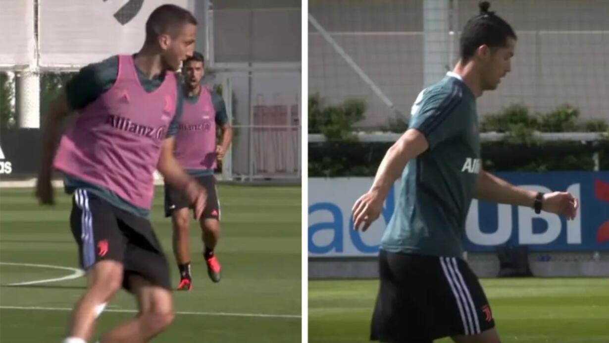 ronaldo allenamento solo 25 maggio