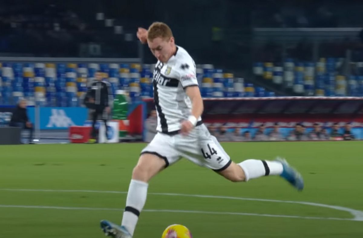 kulusevski genoa parma 1-4 video