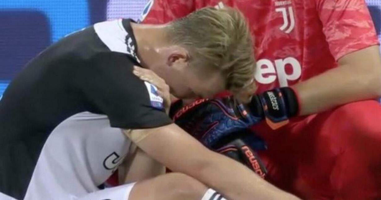 de ligt spalla operazione fine stagione