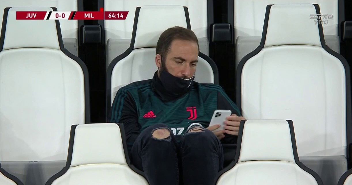 higuain out udinese-juventus