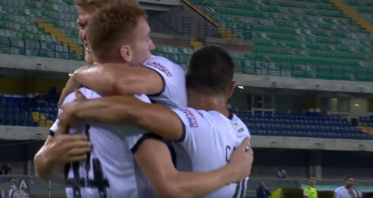 kulusevski gol verona parma video