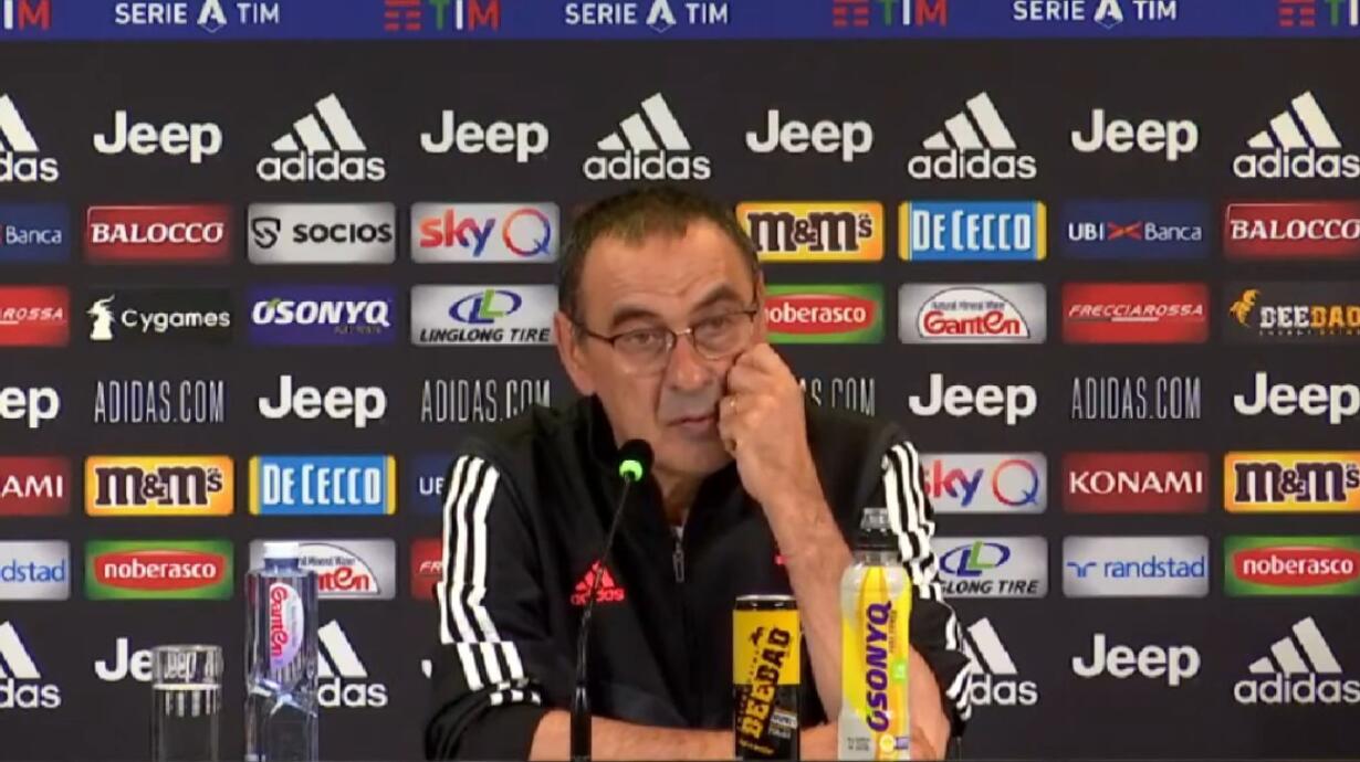 sarri conferenza stampa juventus atalanta