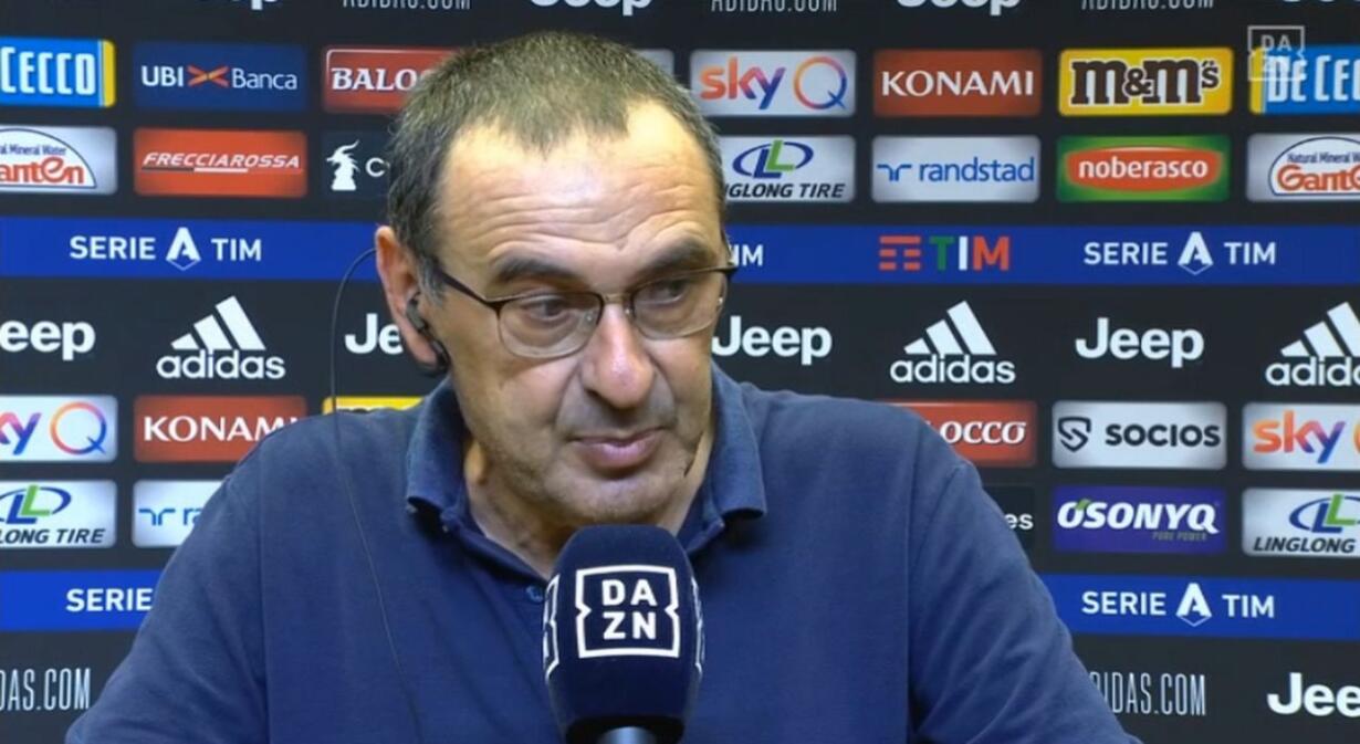 sarri intervista juventus atalanta 2-2