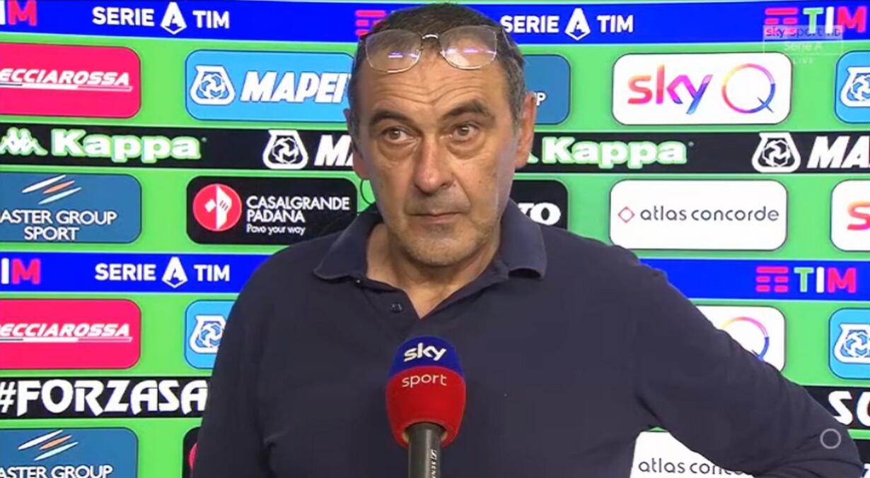 sarri sassuolo juventus 3-3