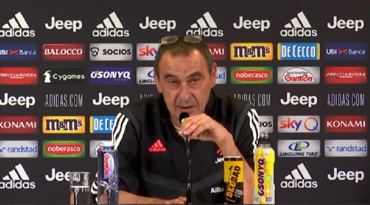 sarri sassuolo-juventus conferenza stampa