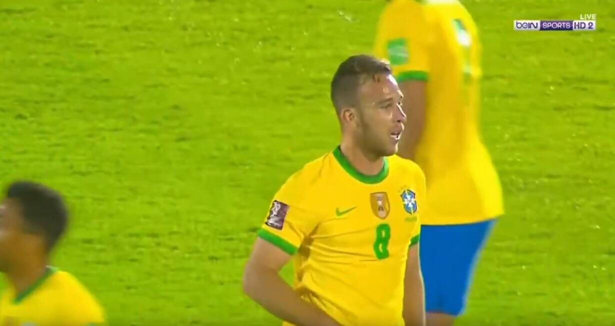 arthur gol uruguay brasile video