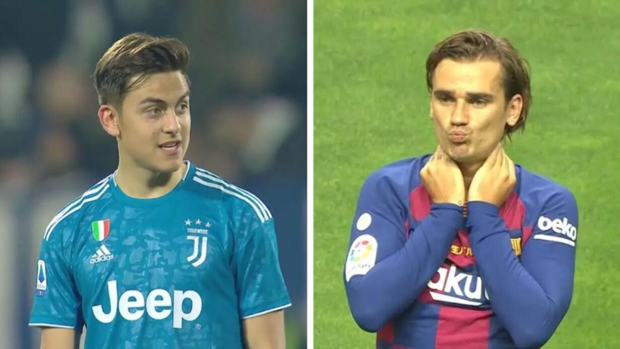 calciomercato juventus barcellona scambio dybala griezmann