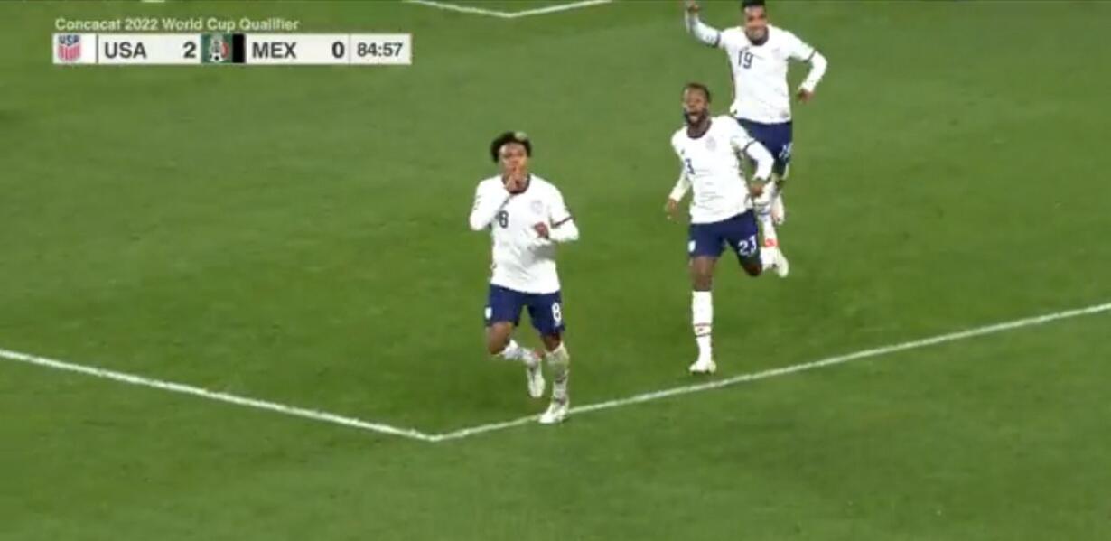 mckennie video gol usa messico