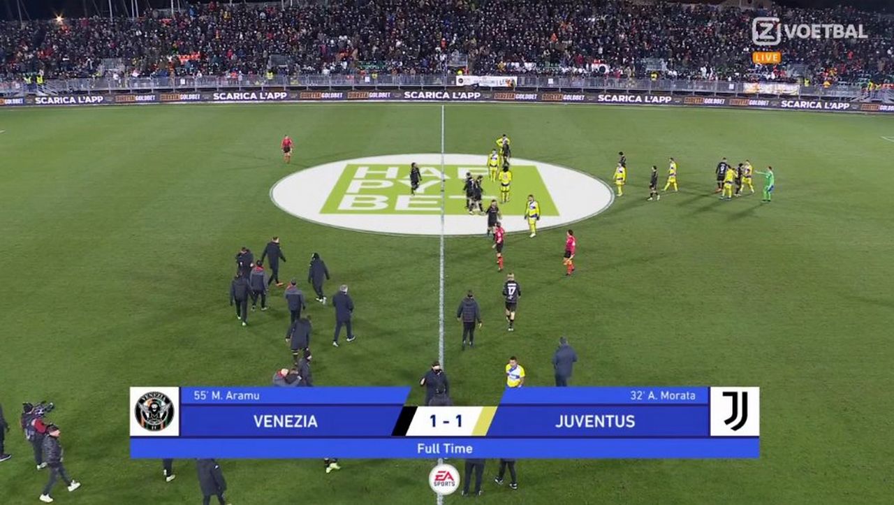 venezia-juventus 1-1 highlights video gol pagelle