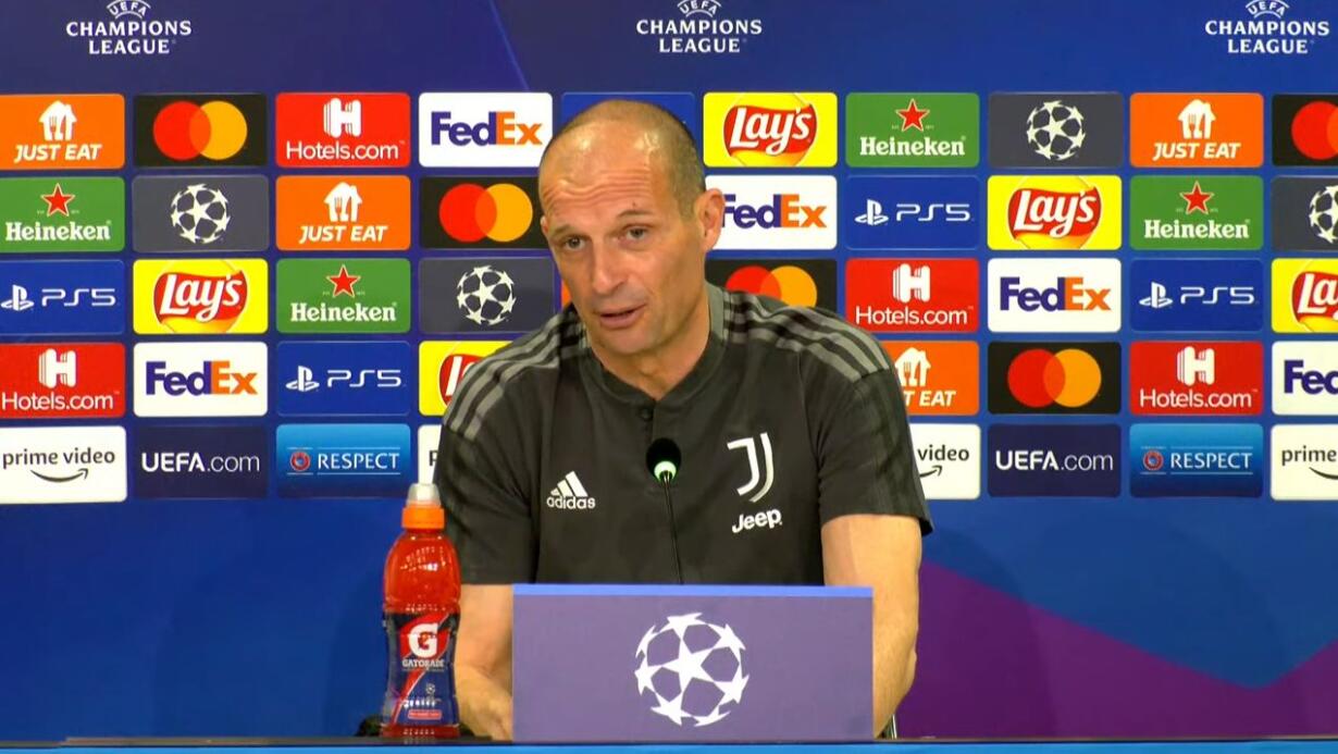 allegri juventus villarreal conferenza stampa