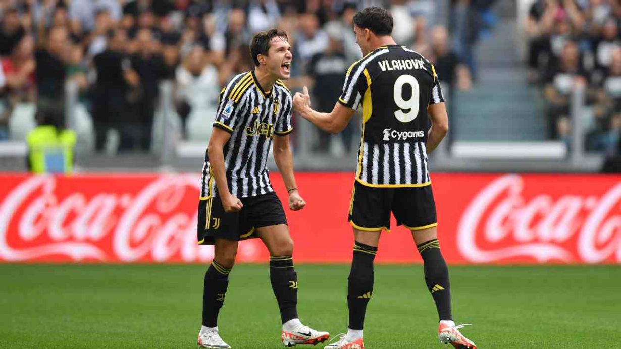 Chiesa e Vlahovic, attaccanti della Juve