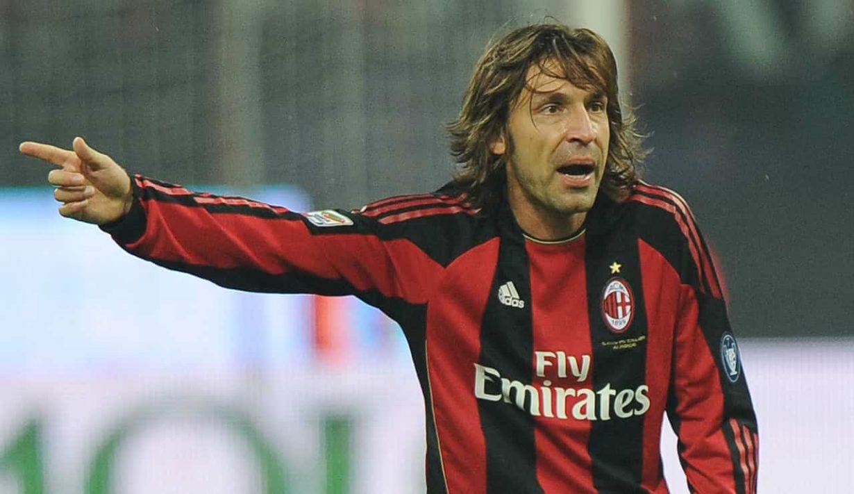 Andrea Pirlo con la maglia del Milan - Foto ANSA - Jmania.it