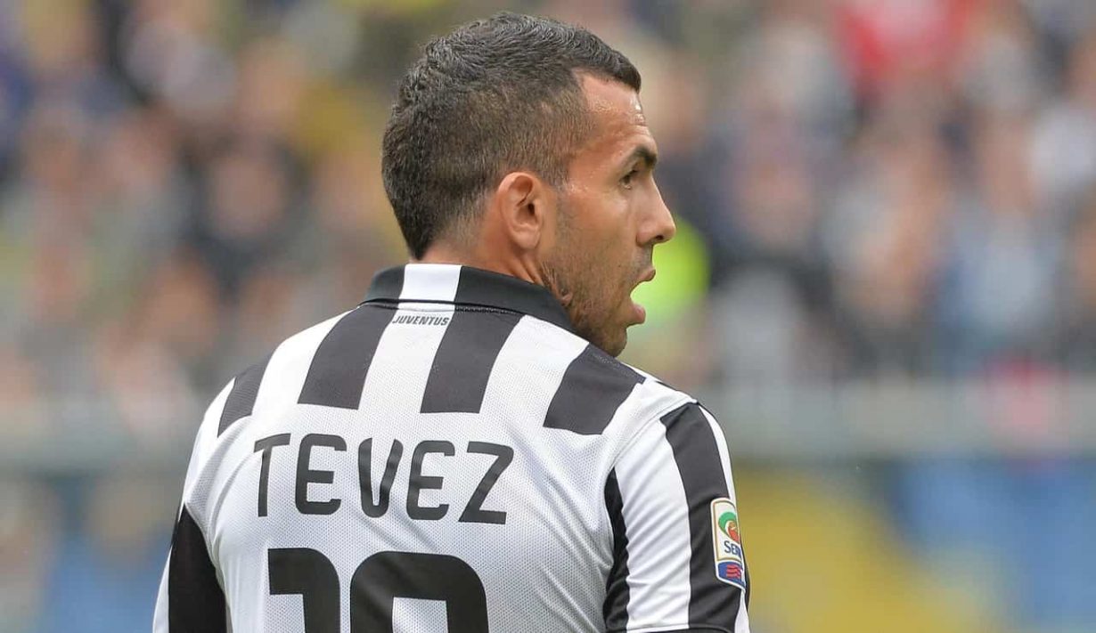 Carlos Tevez con la maglia della Juventus - Foto ANSA - Jmania.it