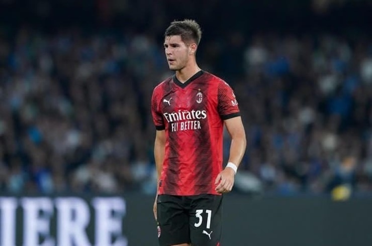 Marco Pellegrino con la maglia del Milan - Foto profilo Instagram del giocatore - Jmania.it